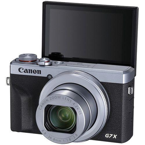 Câmera canon powershot g7 x mark iii prata - Bolsa e Capa para